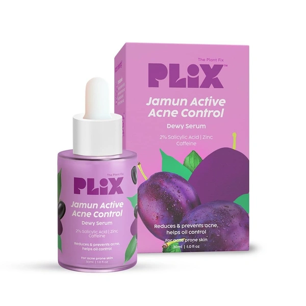 Plix 2% Salicylic Acid Jamun Active Acne Control Dewy Serum - Plix - 30 ml