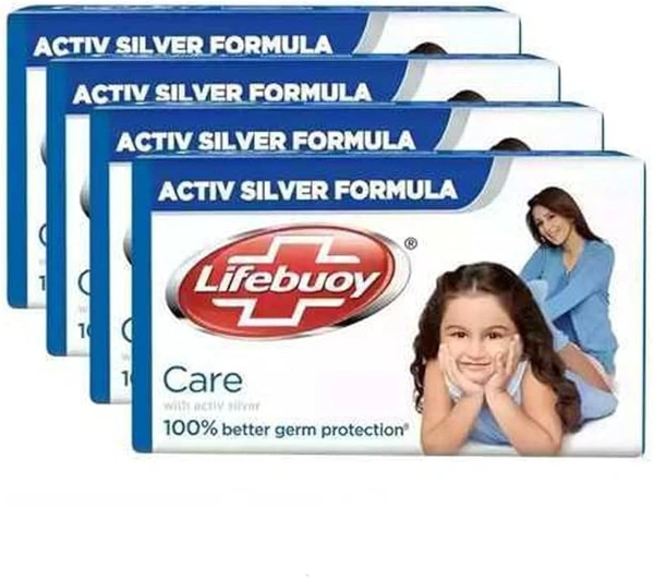 Lifebuoy Care - 100% Germ Protection Soap Combo ( 4 X 100 G) - 4 x 100 g