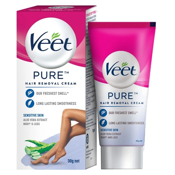 Veet Pure Hair Removal Cream ( For Sensitive Skin) - 30 g