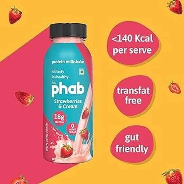 Phab Strawberries & Cream Protein Shake