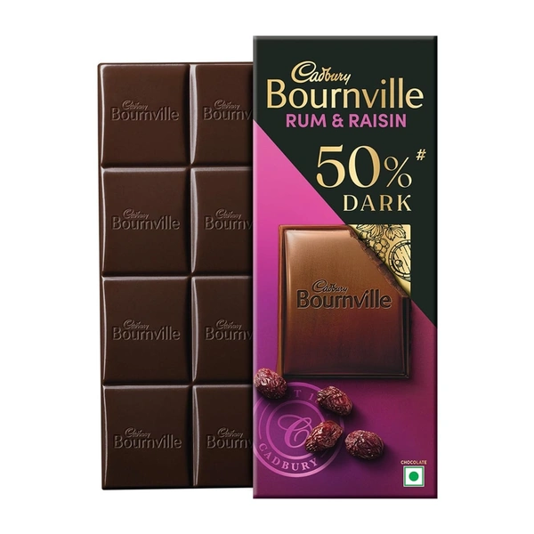 Cadbury  Bournville Rum & Raisin - 80g