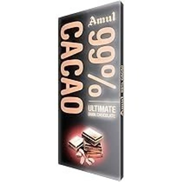 Amul 99% Cacao - Ultimate Dark Chocolate - 150 g
