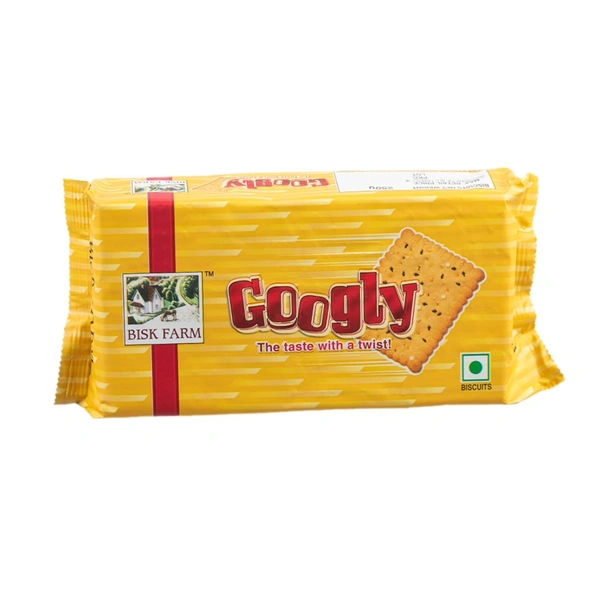 Biskfarm Googly - Semi Sweet Thin Biscuits - 225 gm