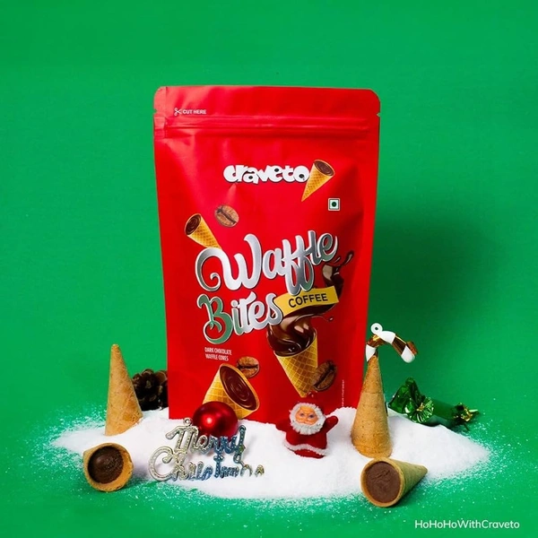 Craveto Coffee Flavoured Waffle Bites - 140 g