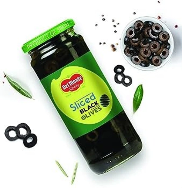 Del Monte Black Sliced Olives - 450 g