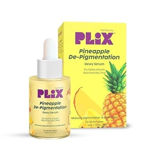Plix 2% Alpha Arbutin Pineapple Face Serum for pigmentation & dark spots - Plix - 30 ml