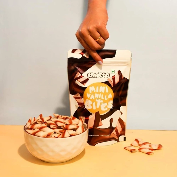 Craveto Mini Vanilla Bites Pack - 75 g