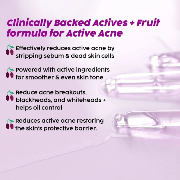 Plix 2% Salicylic Acid Jamun Active Acne Control Dewy Serum - Plix - 30 ml