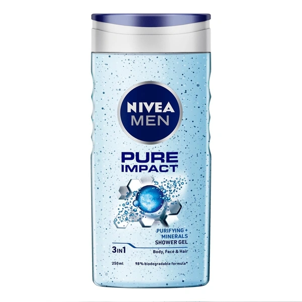 Nivea Pure Impact Shower Gel - 250 ml