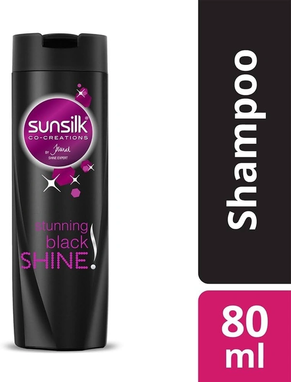 sunsilk Stunning Black Shine Shampoo - 80 ml