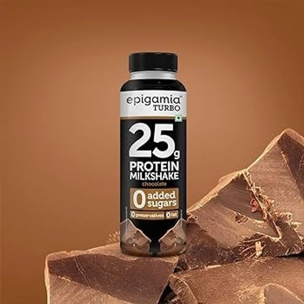 Epigamia Chocolate Flavoured - 25G Protein Milkshake - 250 ml