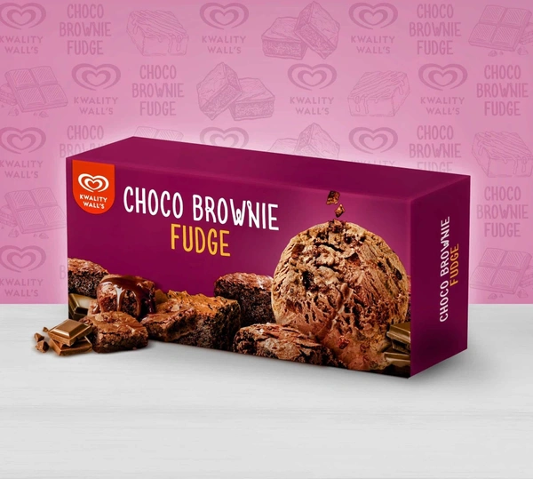 Kwality Walls Choco Brownie Fudge Party Pack - 700 ml