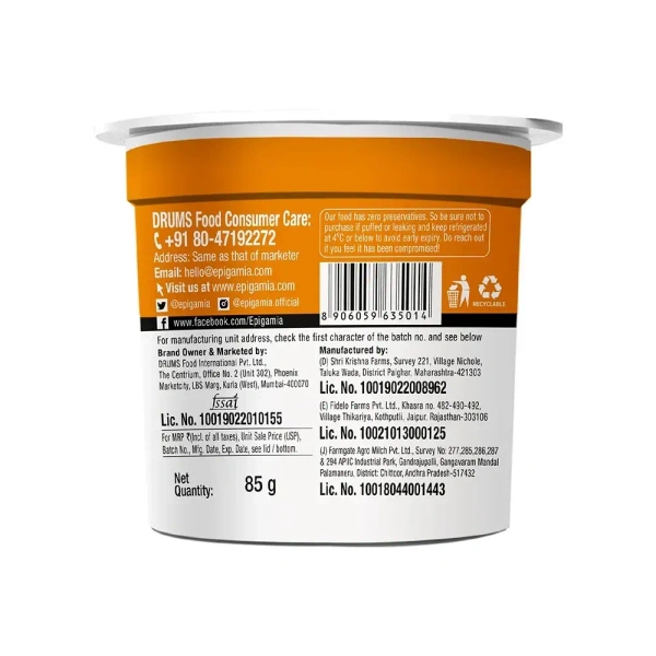 Epigamia Mango Flavoured Greek Yogurt