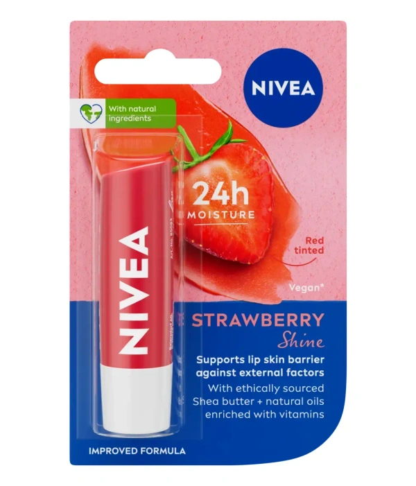 Nivea Strawberry Kiss Lip Balm - 10 g