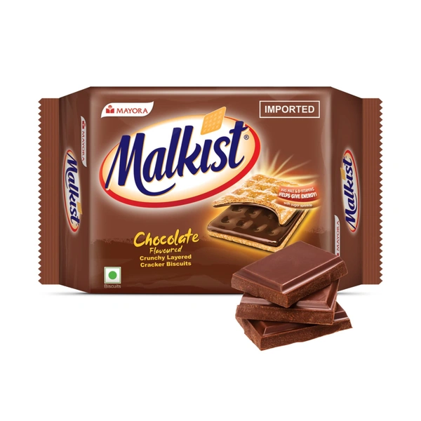 Malkist Milkist Chocolate Flavoured Cracker Biscuits - 144 gm