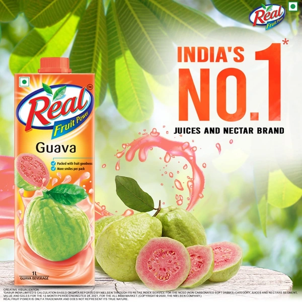 Real Juice Guava Juice 1Ltr