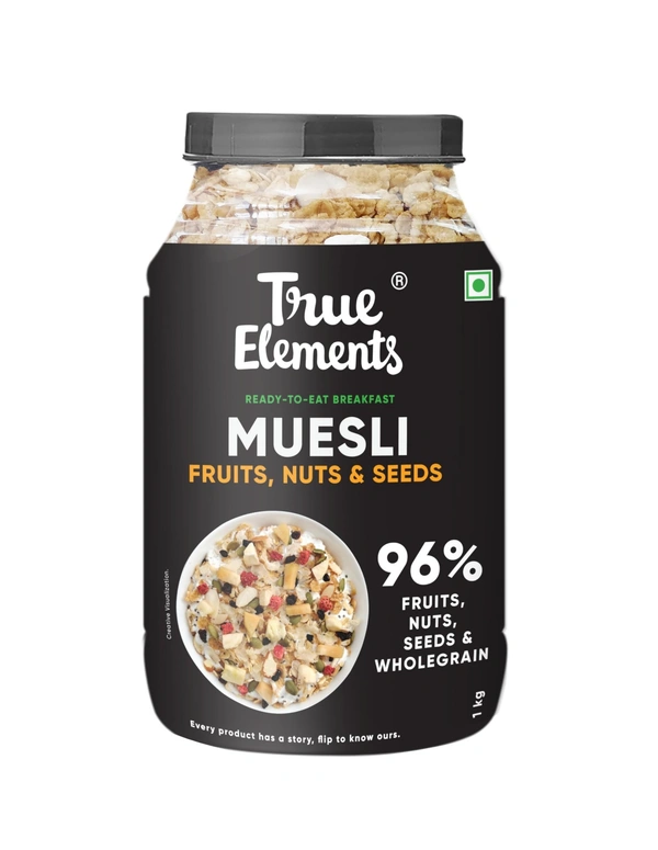 True Elements Fruit & Nuts - Muesli - 1 kg
