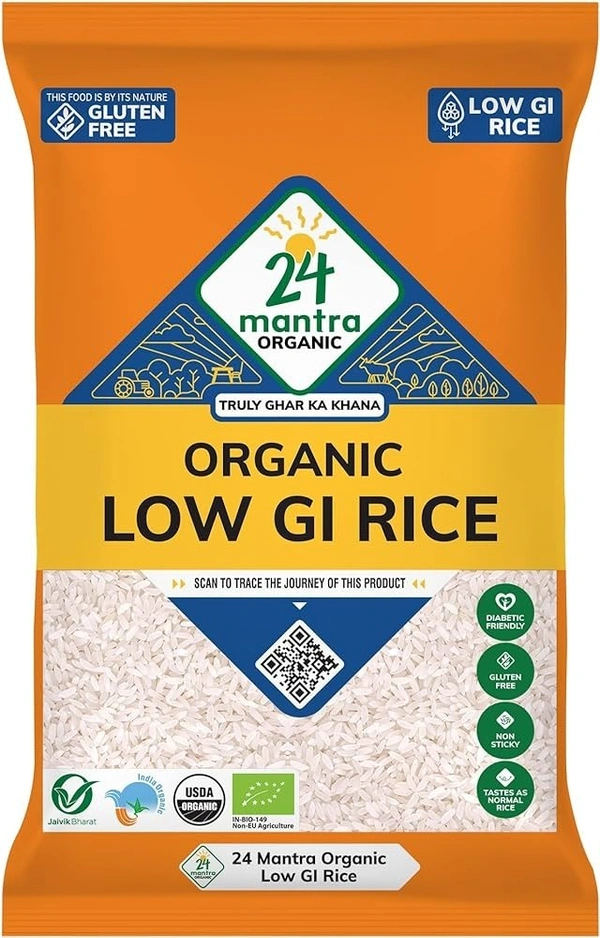 24 mantra Organic Low Gi Rice - 1 kg