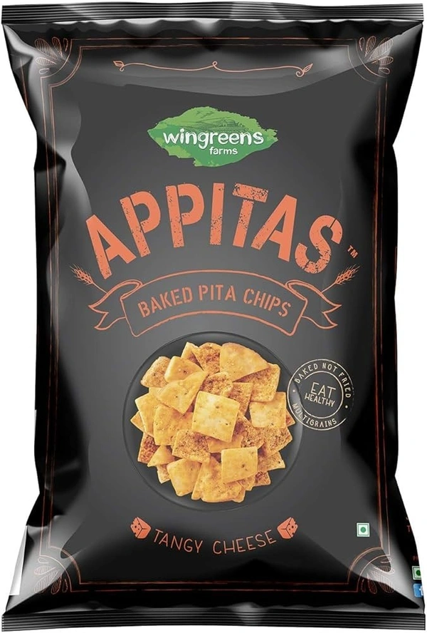 Appitas Pita Bread Tangy Cheese Chips - 60gm