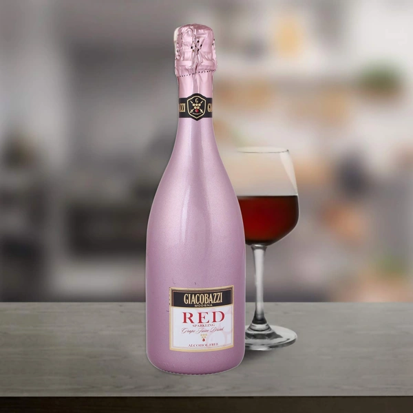 Giacobazzi Non Alcoholic Premium Sparkling Red Grape Juice Drink - 750 ml