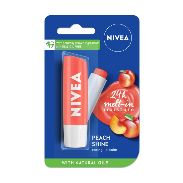 Nivea Peach Lip Balm - 10 g