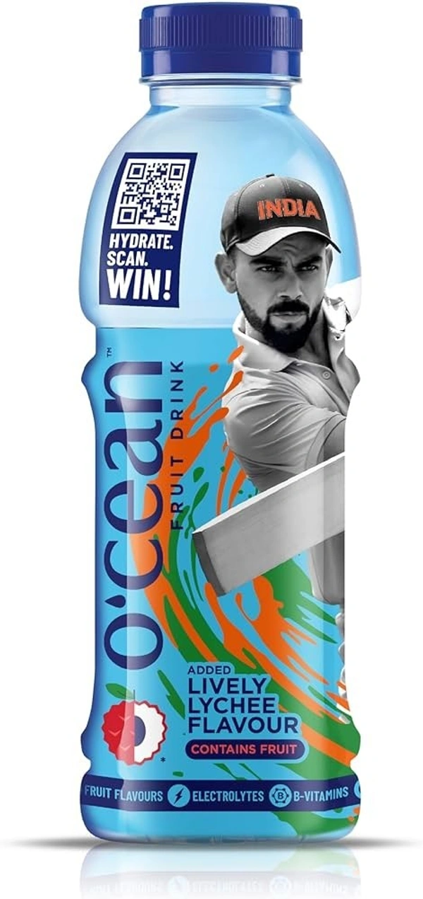 O'cean Ocean Fruit Drink - Lychee Infused Water - 500 ml