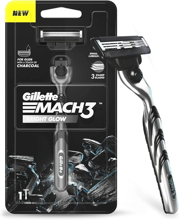 Gillete Gillette Mach 3 Charcoal Razor