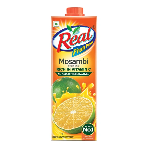 Real Juice Mosambi & Aloevera Juice