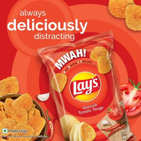 Lays Spanish Tomato Tango Chips - 52gm