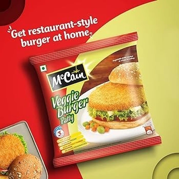 Mccain Veggie Burger Patty - 360gm
