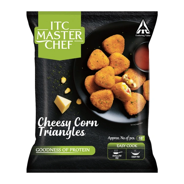 ITC Master Chef Cheesy Corn Triangles - 500gm