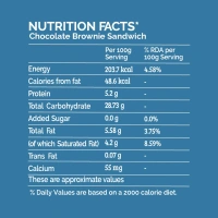 Get-A-Whey Choco Brownie Fudge Zero Sugar Ice Cream Sandwich - 90 g