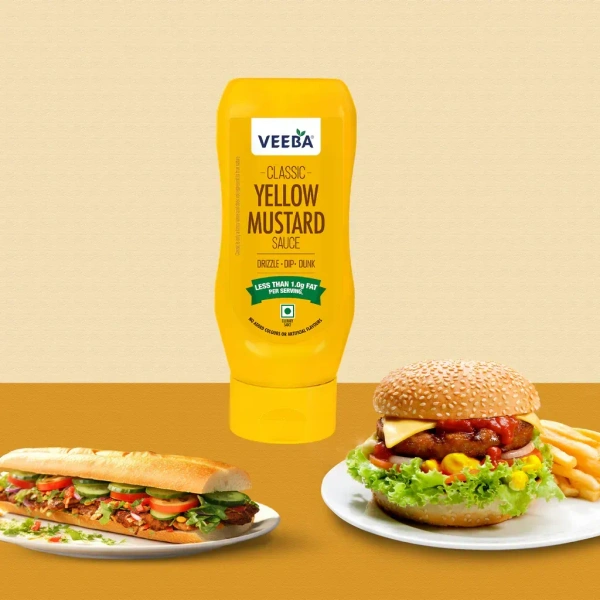 Veeba Classic Yellow Mustard Sauce - 320 gm
