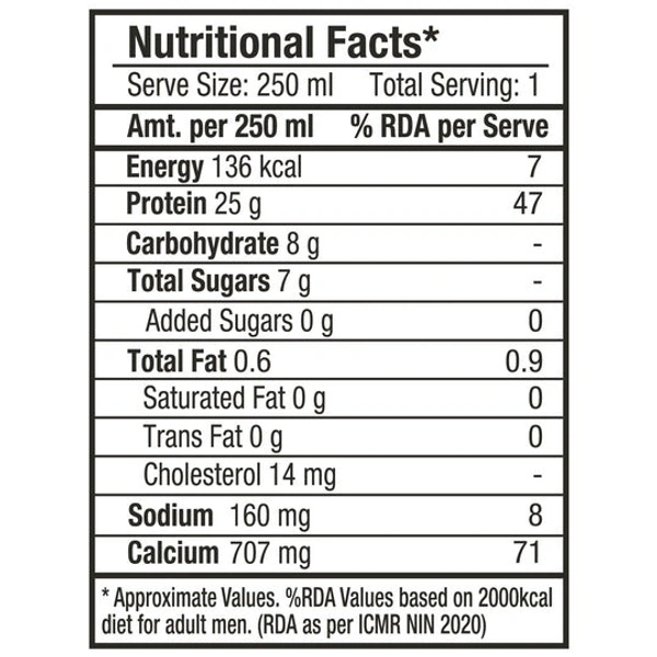 Epigamia Chocolate Flavoured - 25G Protein Milkshake - 250 ml