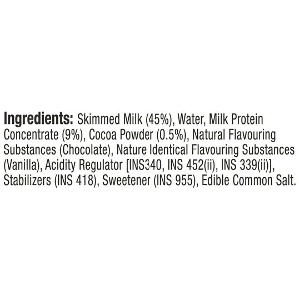 Epigamia Chocolate Flavoured - 25G Protein Milkshake - 250 ml