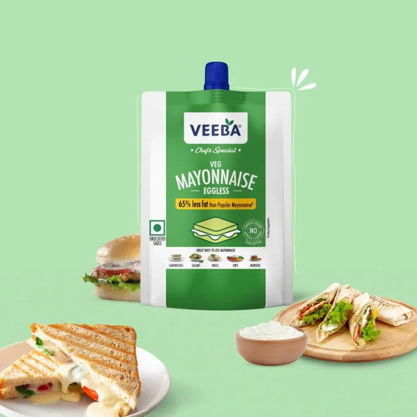 Veeba Veg Mayonnaise Eggless - 100 gm