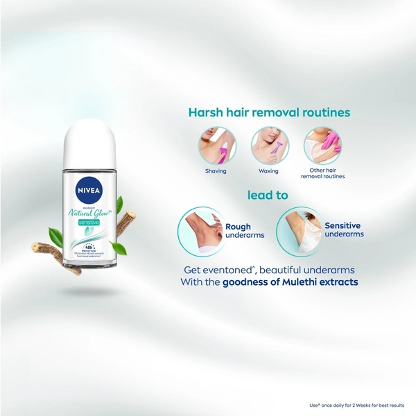 Nivea Natural Glow Sensitive Roll On Deodorant  - 50ml