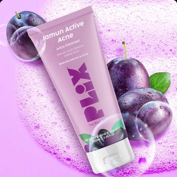 Plix Jamun Active Acne Juicy Cleanser - 100 ml