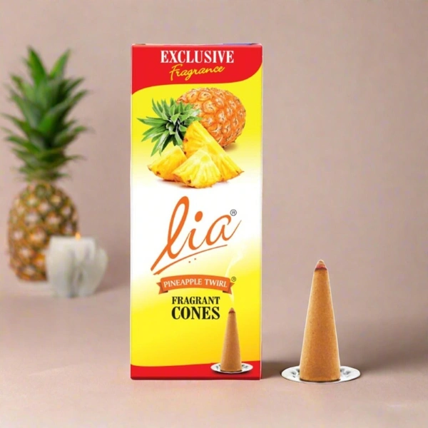 Lia Pineapple Twirl Fragrant Cones  - 32N