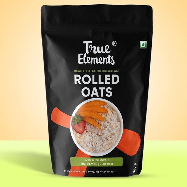True Elements Rolled Oats - 500 g