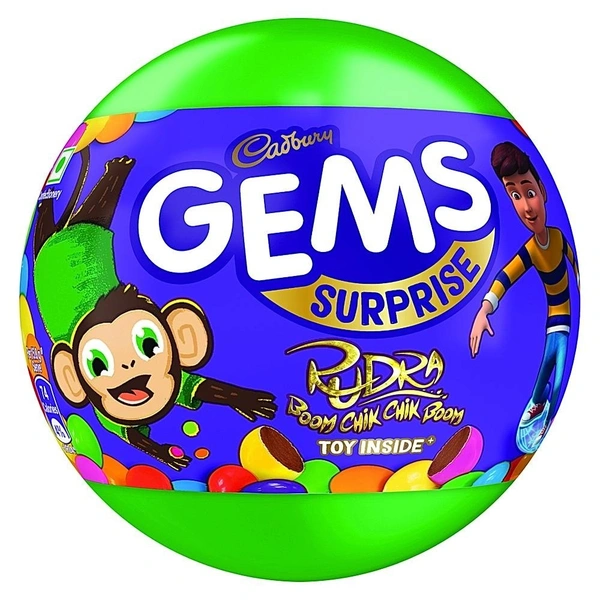 Cadbury Gems Surprise Chocolate Ball - 15.8 g