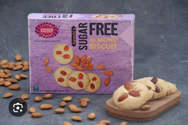 Karachi bakery Sugar Free Almond Cookies ( Imported ) - 250 gm
