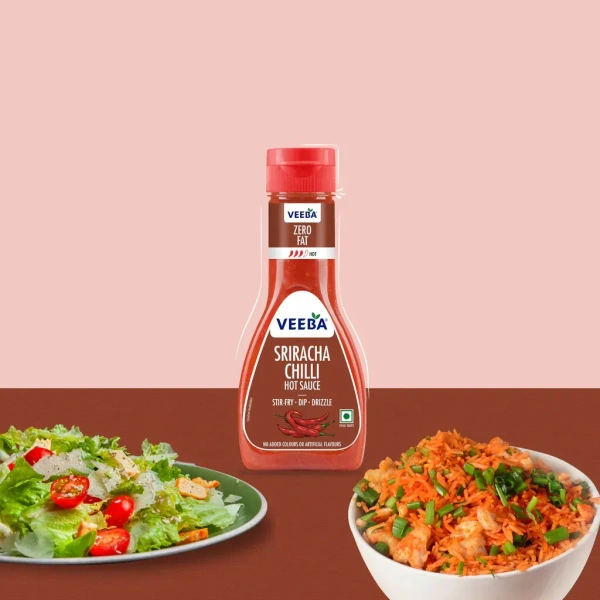 Veeba Sriracha Chilli Hot Sauce - 320 gm