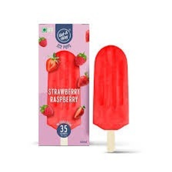 Get-A-Whey Strawberry Rasberry Zero Sugar Ice Pop - 70 ml
