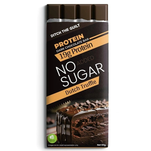 Ditch The Guilt Dutch Truffle - 19G Protein - Dark Chocolate - 60 g