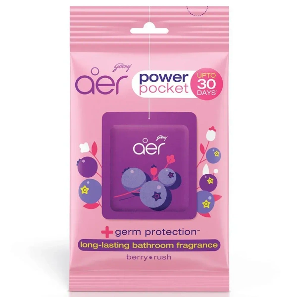 Godrej Aer Power Pocket - Berry Rush Room Freshener - 10 g