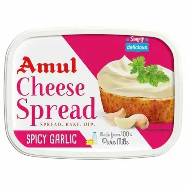 Amul Spicy Garlic Spread - 200gm