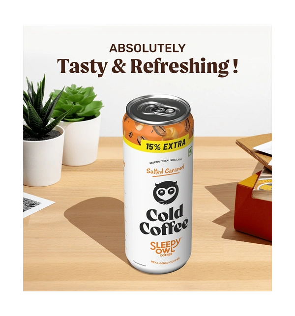 Sleepy Owl Cold Coffee Salted Caramel  - 230ml
