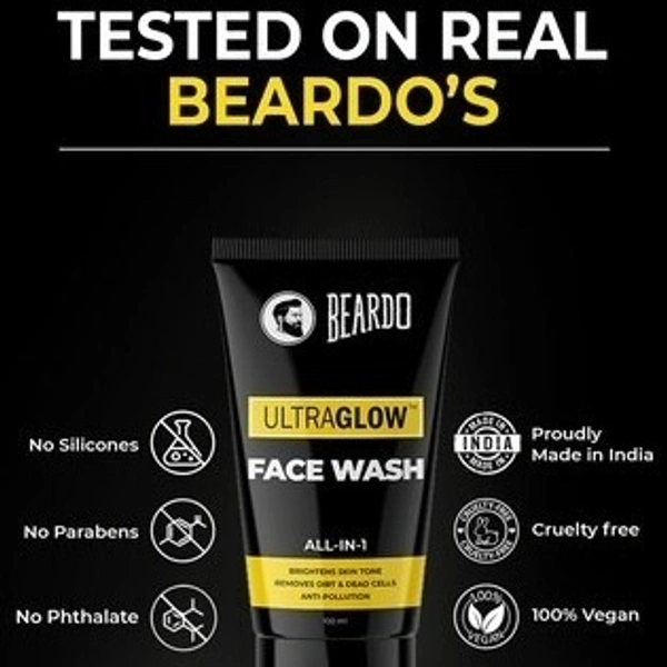 Beardo Ultraglow Face Wash For Men - 100 ml