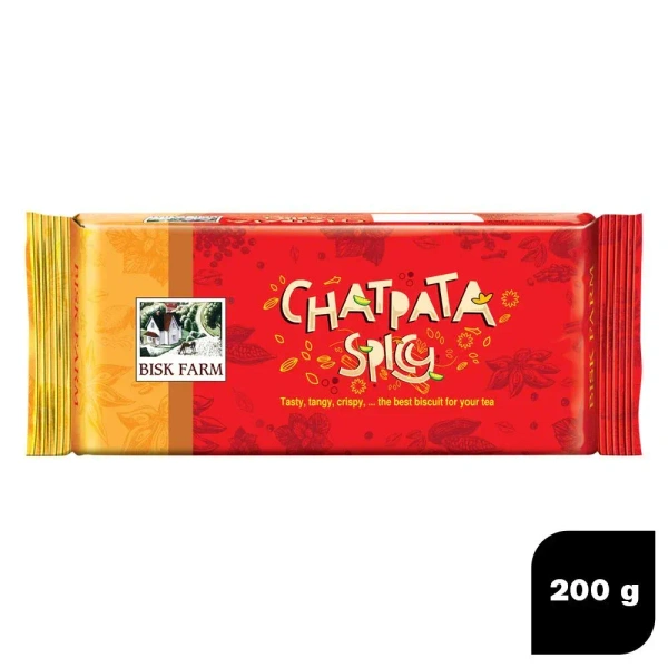 Biskfarm Chatpata Spicy - Thin Cracker Biscuits - 200 gm